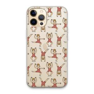 CaseCompany Gymboys: iPhone 13 Pro Max Transparant Hoesje