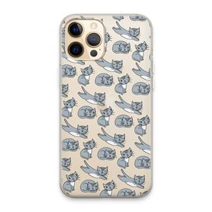 CaseCompany Poezen: iPhone 13 Pro Max Transparant Hoesje