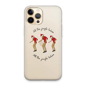 CaseCompany Jingle Ladies: iPhone 13 Pro Max Transparant Hoesje