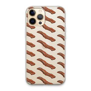 CaseCompany Bacon to my eggs #2: iPhone 13 Pro Max Transparant Hoesje