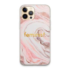 CaseCompany Feminist: iPhone 13 Pro Max Transparant Hoesje