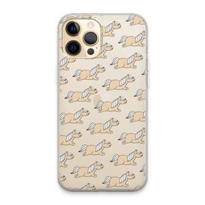 CaseCompany Ponys: iPhone 13 Pro Max Transparant Hoesje