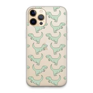 CaseCompany Dinos: iPhone 13 Pro Max Transparant Hoesje