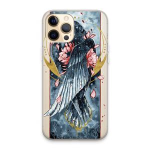 CaseCompany Golden Raven: iPhone 13 Pro Max Transparant Hoesje