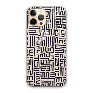 CaseCompany Moroccan Print: iPhone 13 Pro Max Transparant Hoesje