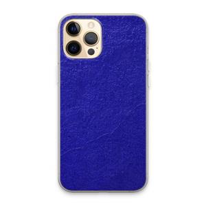 CaseCompany Majorelle Blue: iPhone 13 Pro Max Transparant Hoesje