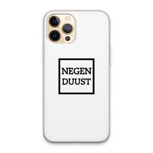 CaseCompany Negenduust vierkant: iPhone 13 Pro Max Transparant Hoesje