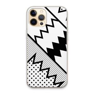 CaseCompany Pop Art #5: iPhone 13 Pro Max Transparant Hoesje