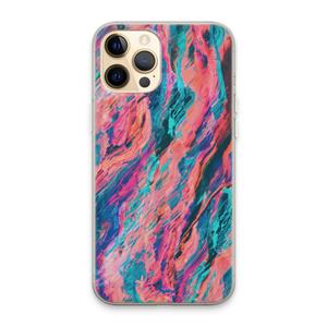 CaseCompany Electric Times: iPhone 13 Pro Max Transparant Hoesje