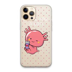 CaseCompany Love You A Lotl: iPhone 13 Pro Max Transparant Hoesje