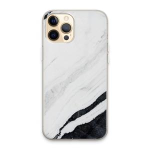 CaseCompany Elegante marmer: iPhone 13 Pro Max Transparant Hoesje