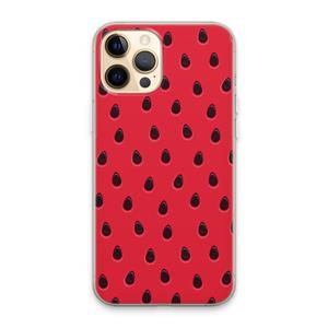 CaseCompany Watermelon: iPhone 13 Pro Max Transparant Hoesje