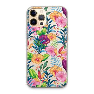 CaseCompany Tropisch 2: iPhone 13 Pro Max Transparant Hoesje