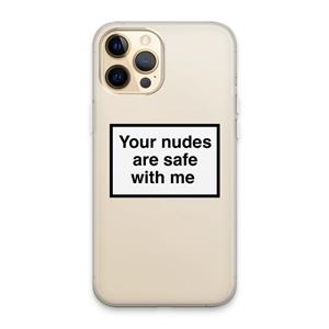 CaseCompany Safe with me: iPhone 13 Pro Max Transparant Hoesje