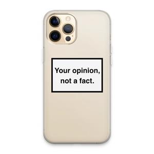 CaseCompany Your opinion: iPhone 13 Pro Max Transparant Hoesje