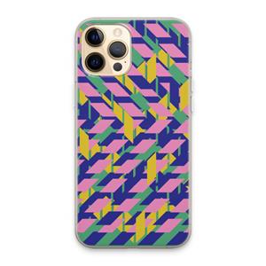 CaseCompany Skew Blush 1: iPhone 13 Pro Max Transparant Hoesje