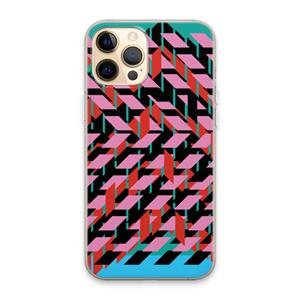 CaseCompany Skew Blush 2: iPhone 13 Pro Max Transparant Hoesje