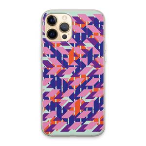 CaseCompany Skew Blush 3: iPhone 13 Pro Max Transparant Hoesje