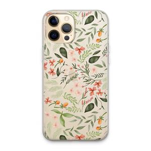 CaseCompany Sweet little flowers: iPhone 13 Pro Max Transparant Hoesje