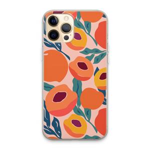 CaseCompany Perzik: iPhone 13 Pro Max Transparant Hoesje