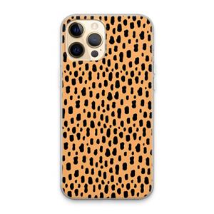 CaseCompany Panter: iPhone 13 Pro Max Transparant Hoesje