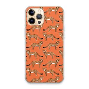 CaseCompany Cheetah: iPhone 13 Pro Max Transparant Hoesje