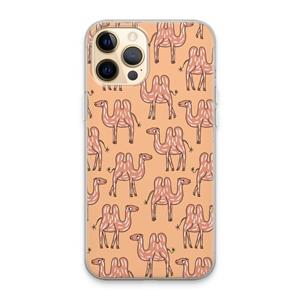 CaseCompany Kameel: iPhone 13 Pro Max Transparant Hoesje