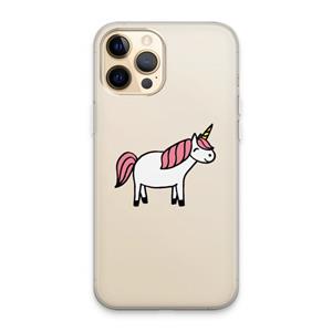 CaseCompany Eenhoorn: iPhone 13 Pro Max Transparant Hoesje