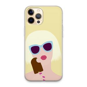 CaseCompany Ice cream: iPhone 13 Pro Max Transparant Hoesje