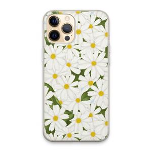 CaseCompany Summer Daisies: iPhone 13 Pro Max Transparant Hoesje
