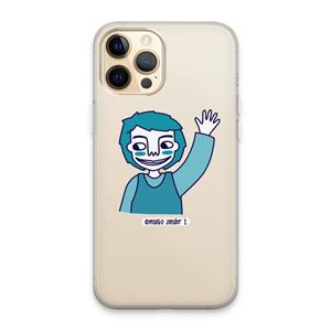 CaseCompany Zwaai: iPhone 13 Pro Max Transparant Hoesje