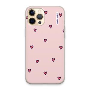 CaseCompany Hartjes: iPhone 13 Pro Max Transparant Hoesje