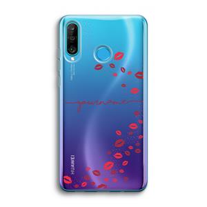 CaseCompany Kusjes: Huawei P30 Lite Transparant Hoesje