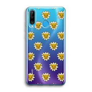 CaseCompany Leeuwenkoppen: Huawei P30 Lite Transparant Hoesje
