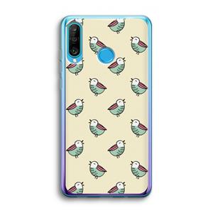 CaseCompany Vogeltjes: Huawei P30 Lite Transparant Hoesje