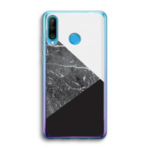 CaseCompany Combinatie marmer: Huawei P30 Lite Transparant Hoesje
