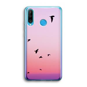 CaseCompany Fly away: Huawei P30 Lite Transparant Hoesje