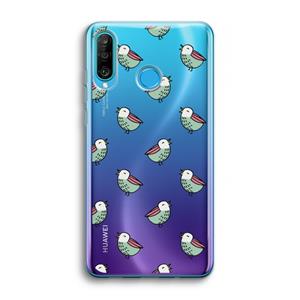 CaseCompany Vogeltjes: Huawei P30 Lite Transparant Hoesje
