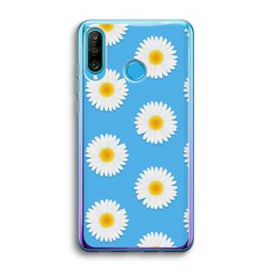 CaseCompany Margrietjes: Huawei P30 Lite Transparant Hoesje