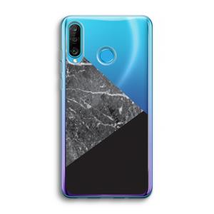 CaseCompany Combinatie marmer: Huawei P30 Lite Transparant Hoesje