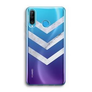 CaseCompany Marmeren pijlen: Huawei P30 Lite Transparant Hoesje