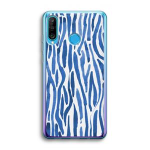 CaseCompany Blauwe nerven: Huawei P30 Lite Transparant Hoesje