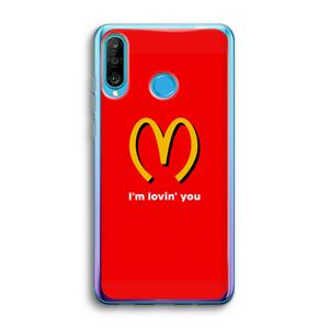 CaseCompany I'm lovin' you: Huawei P30 Lite Transparant Hoesje