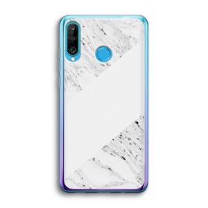 CaseCompany Biggest stripe: Huawei P30 Lite Transparant Hoesje