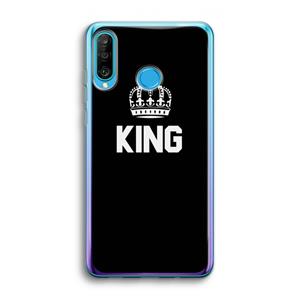 CaseCompany King zwart: Huawei P30 Lite Transparant Hoesje