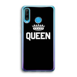 CaseCompany Queen zwart: Huawei P30 Lite Transparant Hoesje