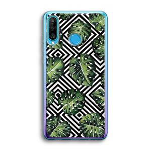 CaseCompany Geometrische jungle: Huawei P30 Lite Transparant Hoesje