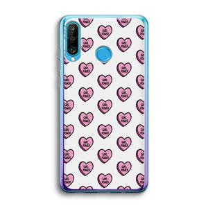 CaseCompany GIRL POWER: Huawei P30 Lite Transparant Hoesje