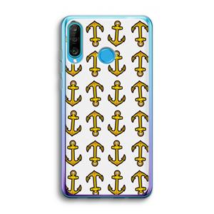 CaseCompany Musketon Anchor: Huawei P30 Lite Transparant Hoesje