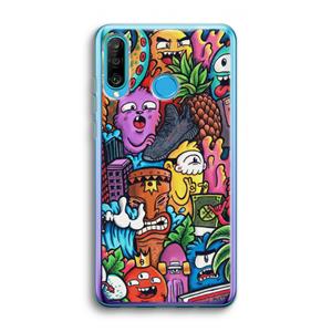 CaseCompany Vexx Mixtape: Huawei P30 Lite Transparant Hoesje